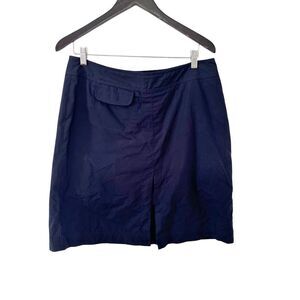 Tilley Navy Athletic Golf Side‎ Closure Golf  Skort Skirt